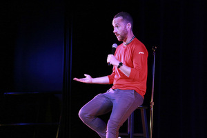 Following a 16-year career in comedy, McCort performed “Live on Thin Ice,” a 90-minute live stand-up special filmed for Netflix on Feb. 14 in Goldstein Auditorium. 